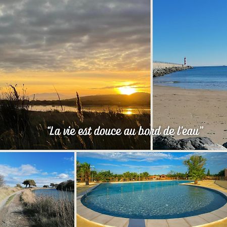 Entre Mer Et Roseaux - Piscine - Proche Centre Et Mer - Petfriendly Port-la-Nouvelle Pokoj fotografie
